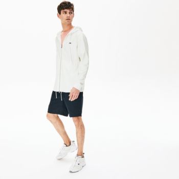 Lacoste Two-Tone Zip-Up Jacket Pánské - Bunda Bílé | CZ-Ksb6Qy